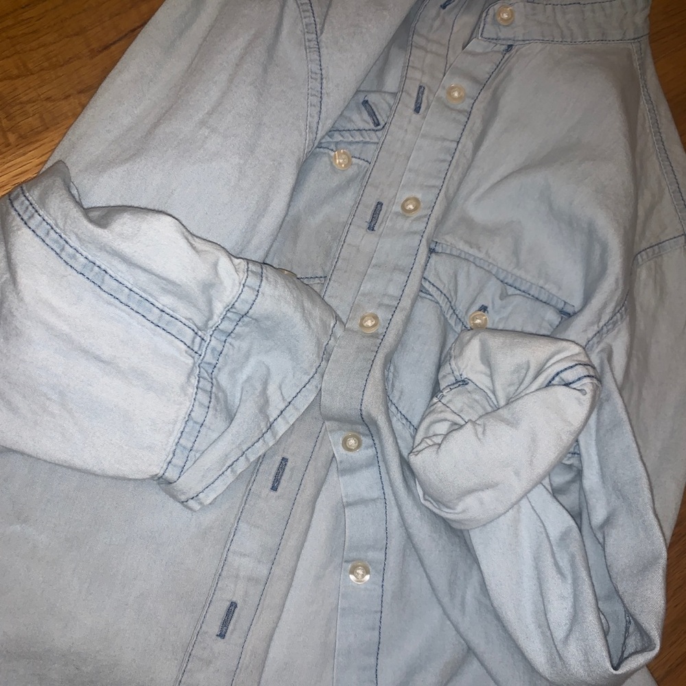 Button up jean jacket